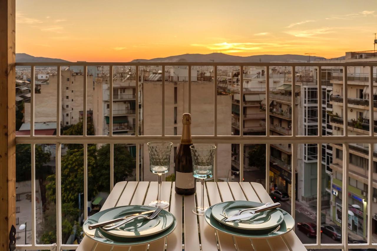Blue And White Apartment Vipgreece Atene Esterno foto
